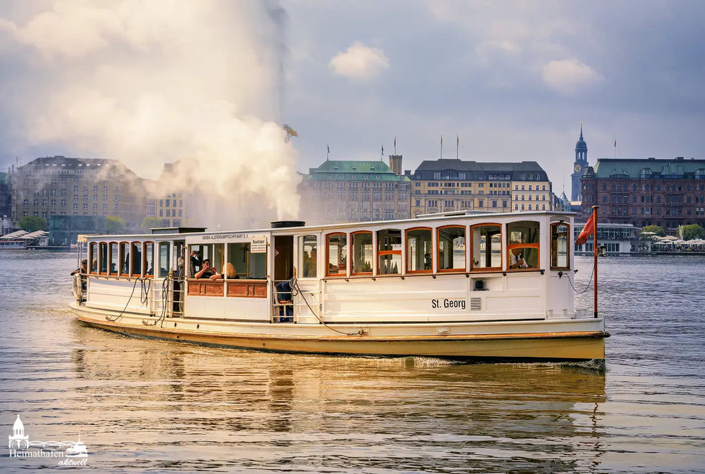 Alsterdampfer St. GEORG auf der Binnenalster