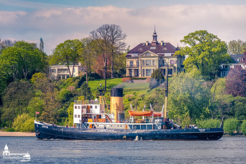 Dampf-Eisbrecher STETTIN vor Bubendeyufer