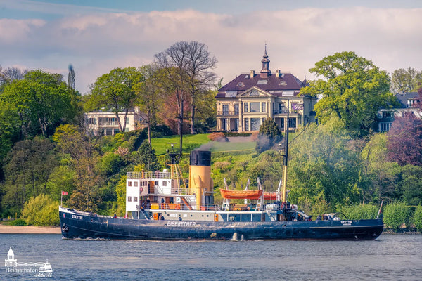 Dampf-Eisbrecher STETTIN vor Bubendeyufer