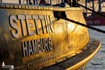Hamburg Hafen Bilder - Dampf-Eisbrecher STETTIN in der Abendsonne