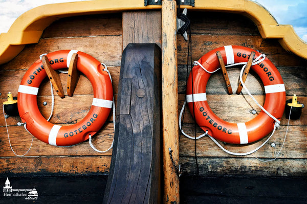 Rettungsringe der GOETHEBORG OF SWEDEN