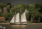 Zweimastschoner ABEL TASMAN auf der Elbe vor Blankenese
